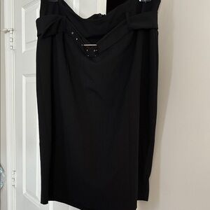 New York & Company Black Pencil Skirt